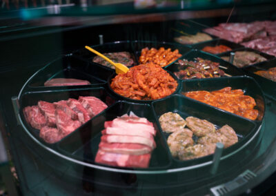 Frisches Grillfleisch