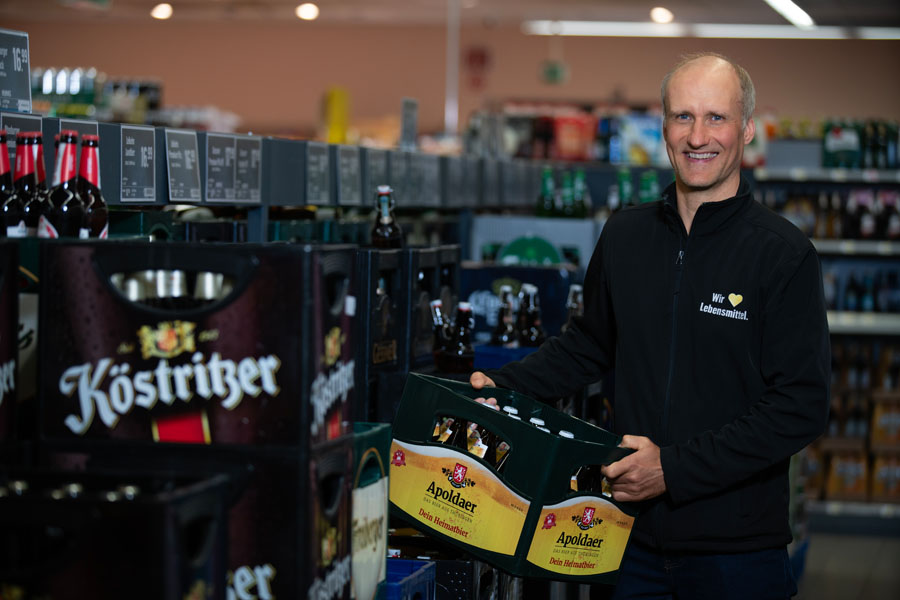 Getränkeabteilung